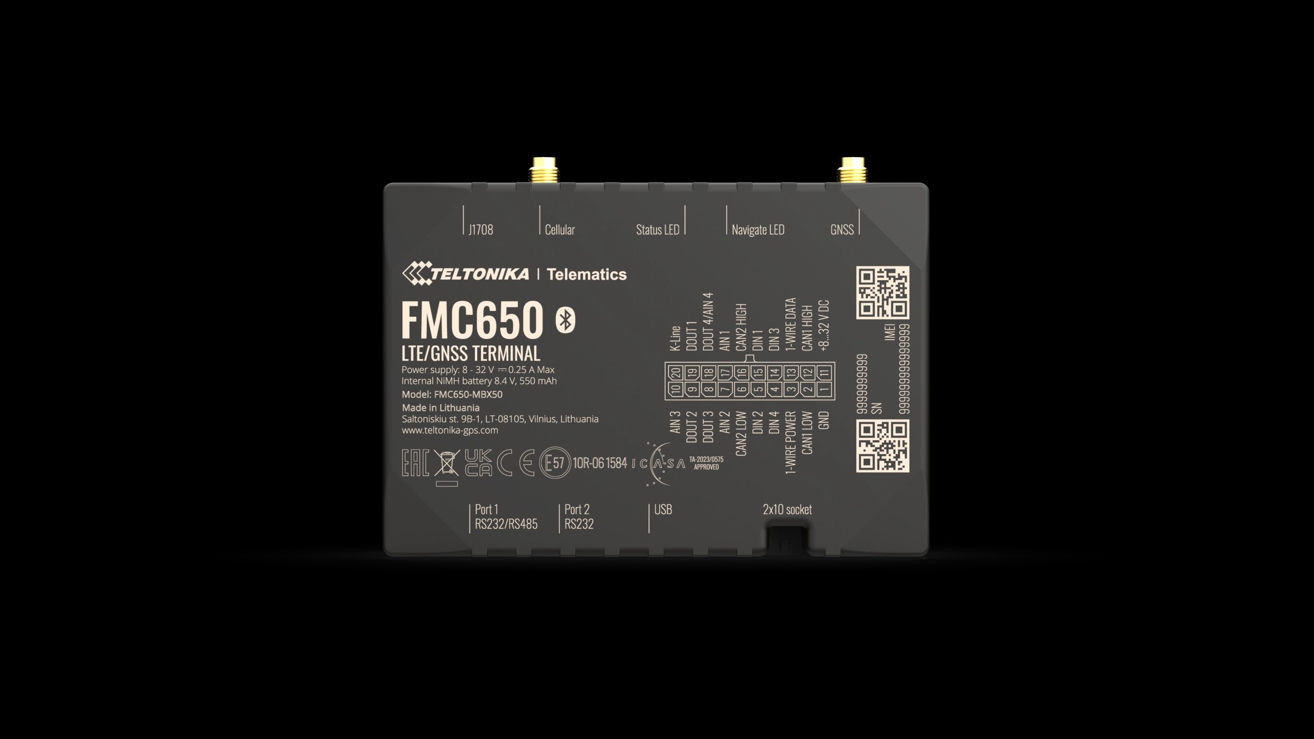 ردیاب خودرو تلتونیکا مدل FMC650