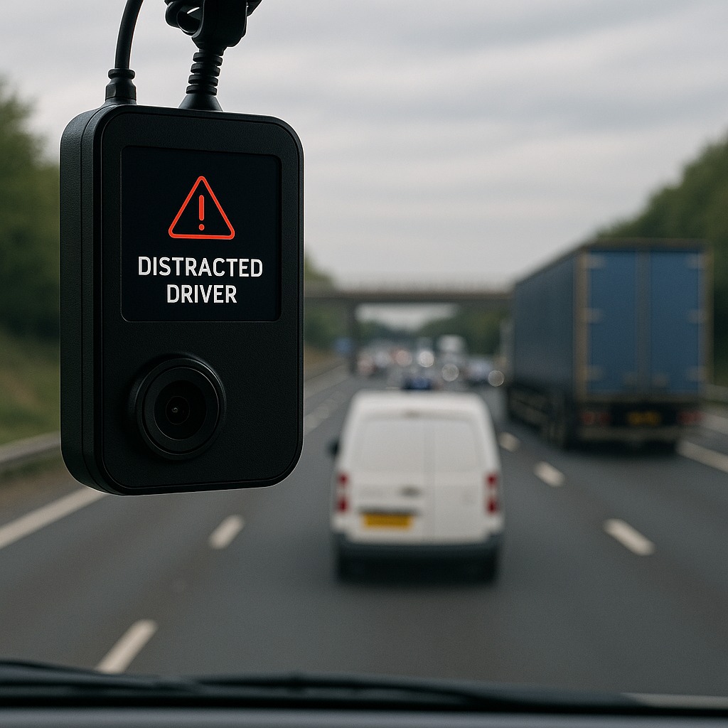 دوربین نصب شده در خودرو و یک وسیله نقلیه در جاده-دوربین هوشمند ثبت وقایع